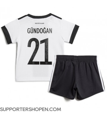 Tyskland Ilkay Gundogan #21 Hemmatröja Barn VM 2022 Kortärmad (+ korta byxor)